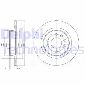 Compre Disco de travão da DELPHI BG3731C a um preço baixo por 30,27 €