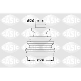 Comprar Juego de fuelle, árbol de transmisión de SASIC 1906014 a bajo precio de 6,70 €