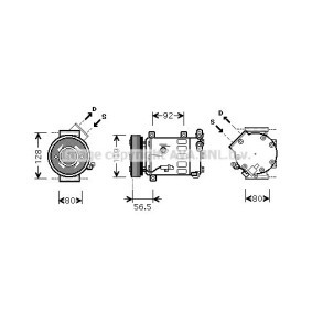 Acquista Compressore aria condizionata da PRASCO CNAK242 a buon mercato per soli 404,13 €