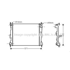 Achetez des Radiateur du moteur PRASCO DNA2235 à prix pour 105,71 €