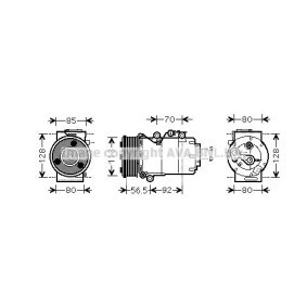 Acquista Compressore aria condizionata da PRASCO FDAK497 a buon mercato per soli 415,17 €