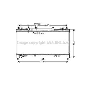 Achetez des Radiateur du moteur PRASCO MZ2224 à prix pour 183,70 €