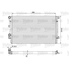 Achetez des Radiateur du moteur VALEO 232872 à prix pour 84,16 €