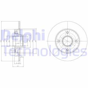 Compre Disco de travão da DELPHI BG9022RSC a um preço baixo por 85,05 €