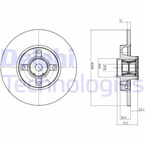 Comprar Disco de freno de DELPHI BG9053RSC a bajo precio de 89,90 €