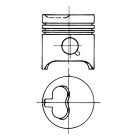 Achetez des Piston KOLBENSCHMIDT 93648700 à prix pour 107,00 €