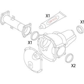 Dichtungssatz, Differential von CORTECO
