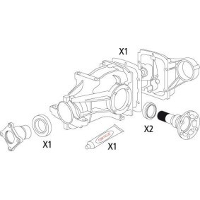 Dichtungssatz, Differential 19536199