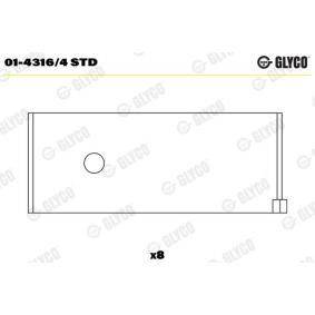Köp Vevstakslager av GLYCO 01-4316/4 STD till det låga priset 363,28 kr