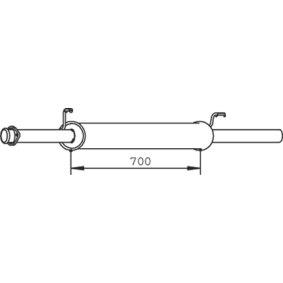 Mittelschalldämpfer 32311