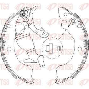 Bremsbackensatz 4371.00 für MITSUBISHI