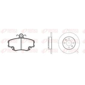 Comprar Kit de discos de freno y pastillas de REMSA 8141.04 a bajo precio de 75,13 €