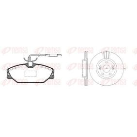 Comprar Kit de discos de freno y pastillas de REMSA 8208.05 a bajo precio de 209,24 €