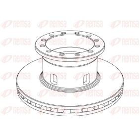 Comprar Disco de freno de REMSA NCA1020.20 a bajo precio de 141,65 €