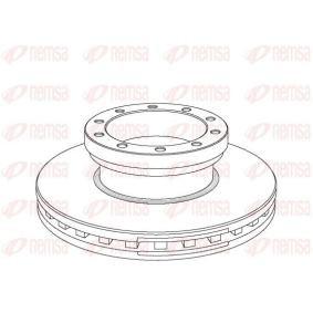 Comprar Disco de freno de REMSA NCA1070.20 a bajo precio de 201,20 €