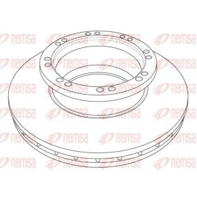 Comprar Disco de freno de REMSA NCA1215.20 a bajo precio de 311,95 €