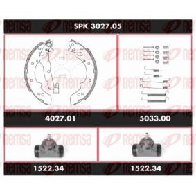 Comprar Kit frenos, disco de tambor de REMSA SPK 3027.05 a bajo precio de 75,87 €