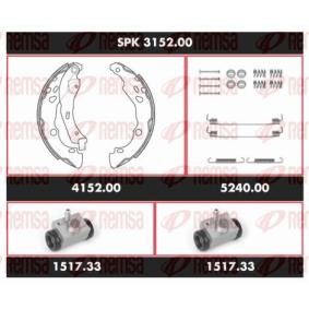 Comprar Kit frenos, disco de tambor de REMSA SPK 3152.00 a bajo precio de 101,40 €