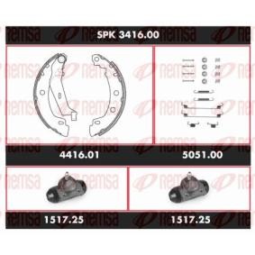Comprar Kit frenos, disco de tambor de REMSA SPK 3416.00 a bajo precio de 111,70 €