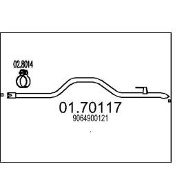 Köp Avgasrör av MTS 01.70117 till det låga priset 553,98 kr