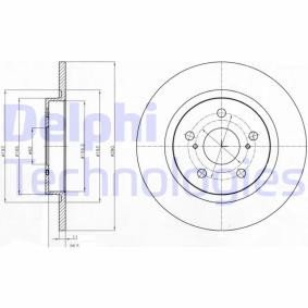 Compre Disco de travão da DELPHI BG4200C a um preço baixo por 31,39 €