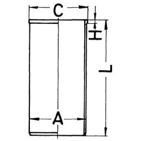 Köp Cylinderfoder av KOLBENSCHMIDT 89823190 till det låga priset 626,18 kr