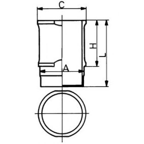 Köp Cylinderfoder av KOLBENSCHMIDT 89438110 till det låga priset 537,18 kr