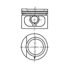 Kolben 93876610 VOLKSWAGEN POINTER von KOLBENSCHMIDT