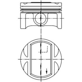 Achetez des Piston KOLBENSCHMIDT 94954600 à prix pour 72,44 €