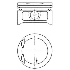 Kolben von KOLBENSCHMIDT 97332600