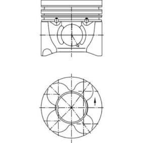 Achetez des Piston KOLBENSCHMIDT 40406610 à prix pour 116,03 €