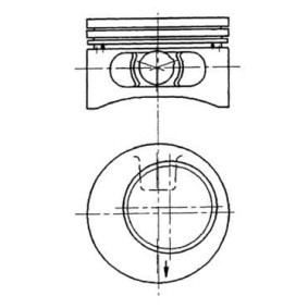 Achetez des Piston KOLBENSCHMIDT 92158600 à prix pour 388,30 €