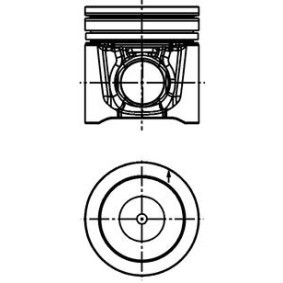 Achetez des Piston KOLBENSCHMIDT 93532600 à prix pour 456,20 €