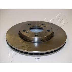 Achetez des Disque de frein ASHIKA 60-04-420 à prix pour 42,69 €