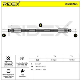Bremsschlauch von RIDEX