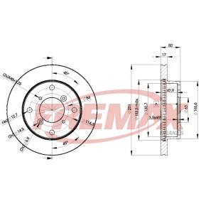 Bremsscheibe von FREMAX