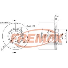 Bremsscheibe von FREMAX