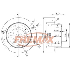 Bremsscheibe von FREMAX