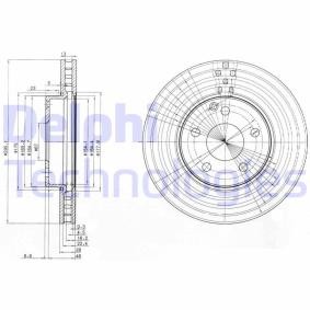 Compre Disco de travão da DELPHI BG3755C a um preço baixo por 42,25 €