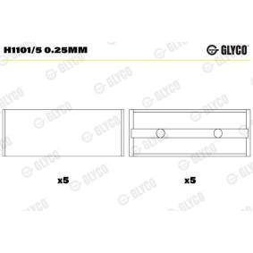 Acquista Bronzine di banco da GLYCO H1101/5 0.25mm a buon mercato per soli 35,93 €