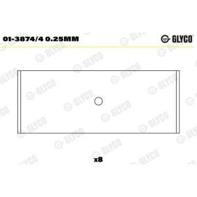 Köp Vevstakslager av GLYCO 01-3874/4 0.25mm till det låga priset 666,49 kr