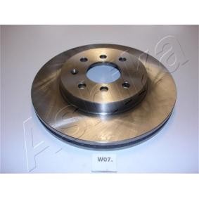 Achetez des Disque de frein ASHIKA 60-0W-007 à prix pour 44,62 €