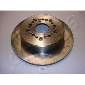 Achetez des Disque de frein ASHIKA 61-02-259 à prix pour 51,42 €