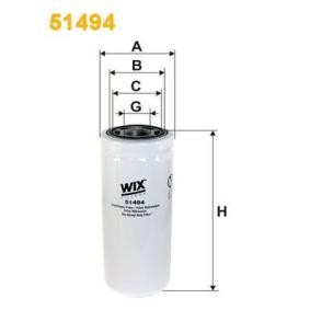 Achetez des Filtre hydraulique, boîte automatique WIX FILTERS 51494 à prix pour 118,06 €