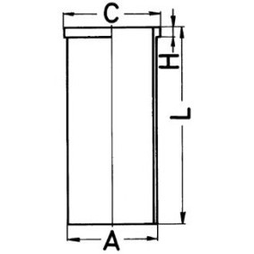 Köp Cylinderfoder av KOLBENSCHMIDT 89195190 till det låga priset 587,45 kr