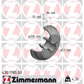 Bremstrommel von ZIMMERMANN