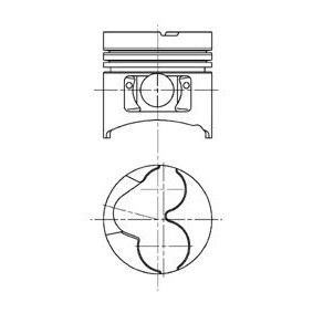 Achetez des Piston KOLBENSCHMIDT 94751600 à prix pour 133,52 €