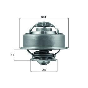 Achetez des Thermostat d'eau MAHLE ORIGINAL TX 124 87D à prix pour 25,09 €