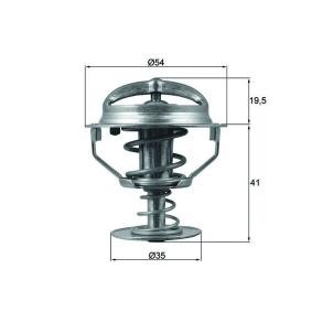 Köp Termostat, kylvätska av MAHLE ORIGINAL TX 164 82D till det låga priset 344,30 kr