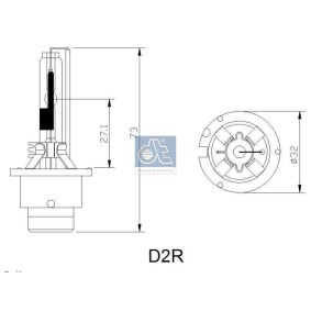 Køb Xenonlampe af DT Spare Parts 3.32942 til den lave pris 299,72 DKK